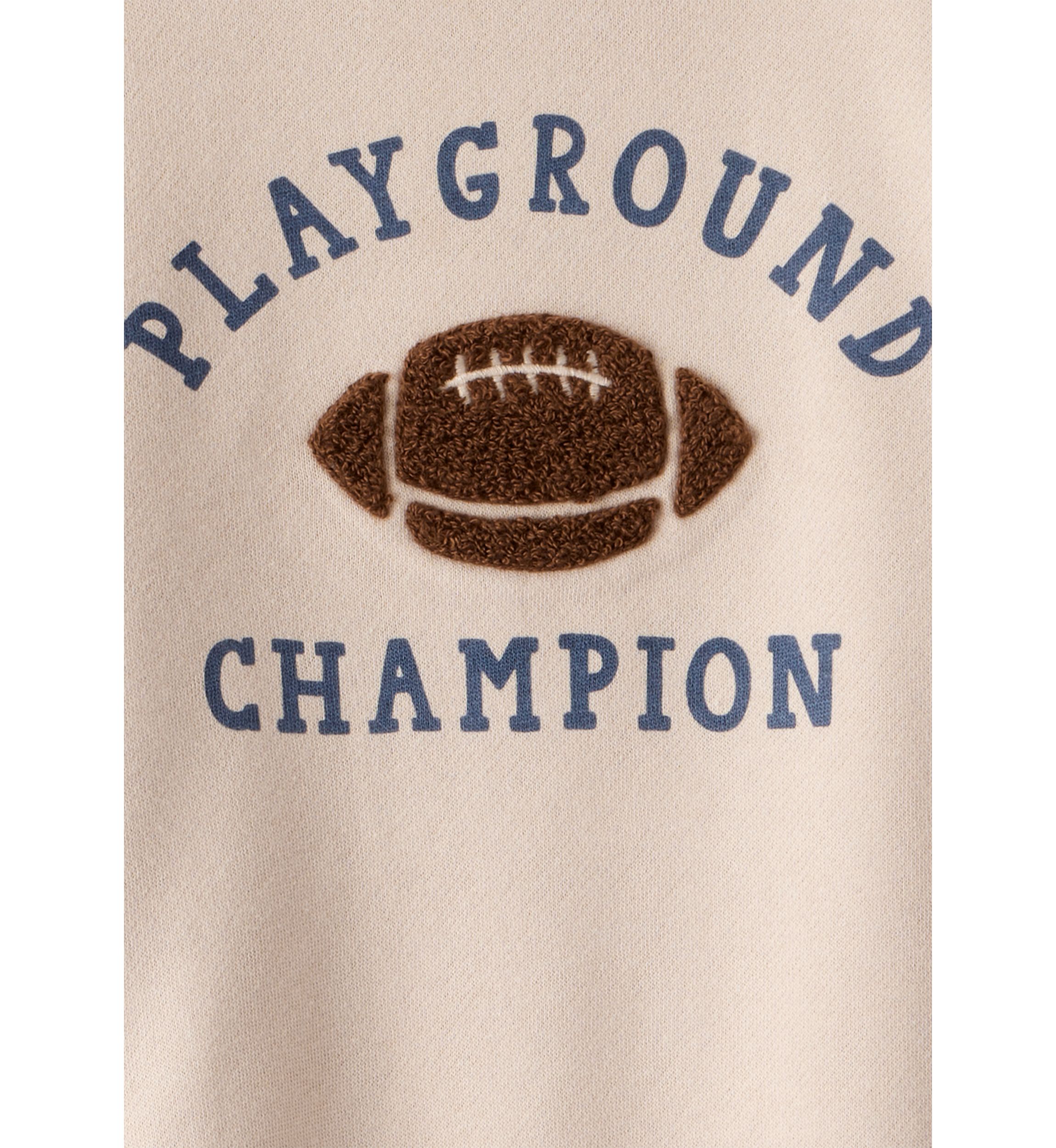 Toddler Boys Football Graphic Sweatshirt and Pants Set