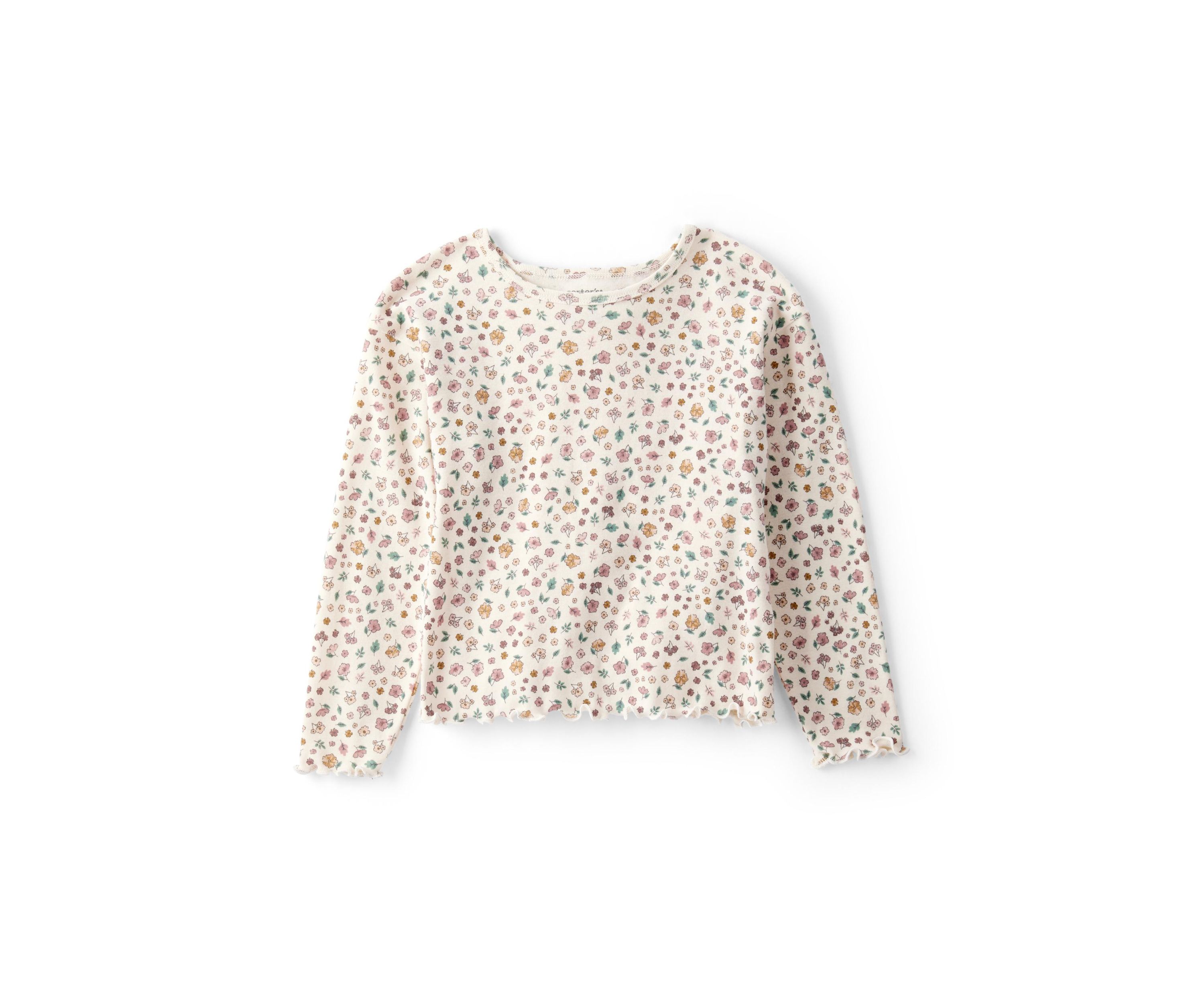 Toddler Girls Printed Top and Jumper Dress Set