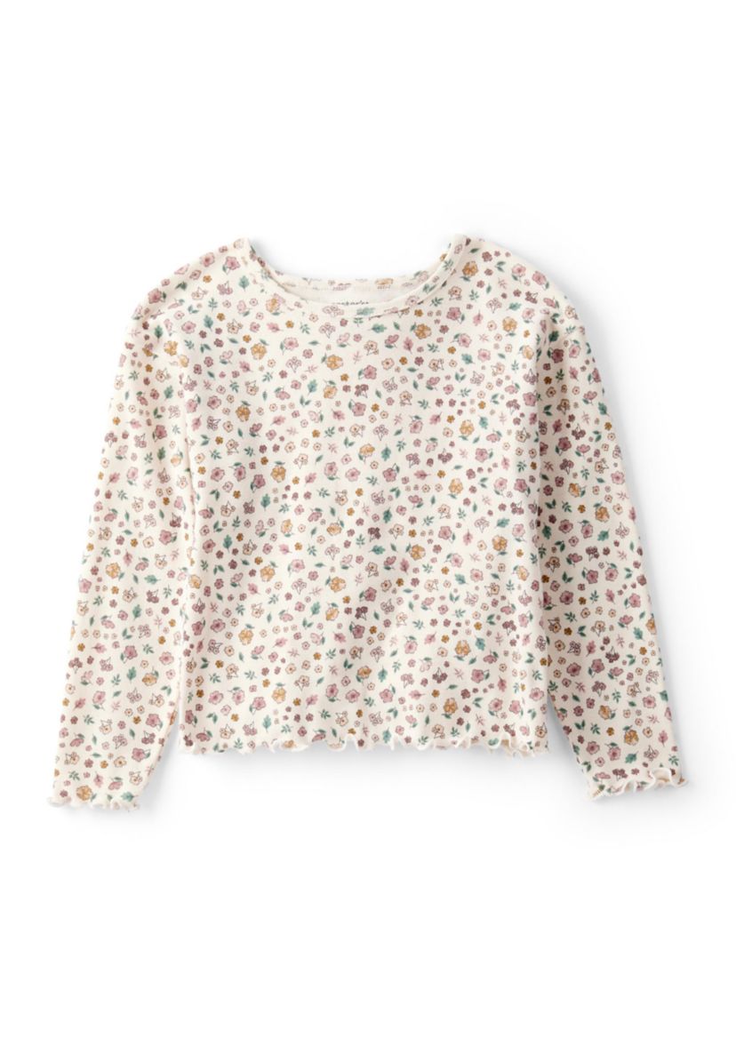 Toddler Girls Printed Top and Jumper Dress Set