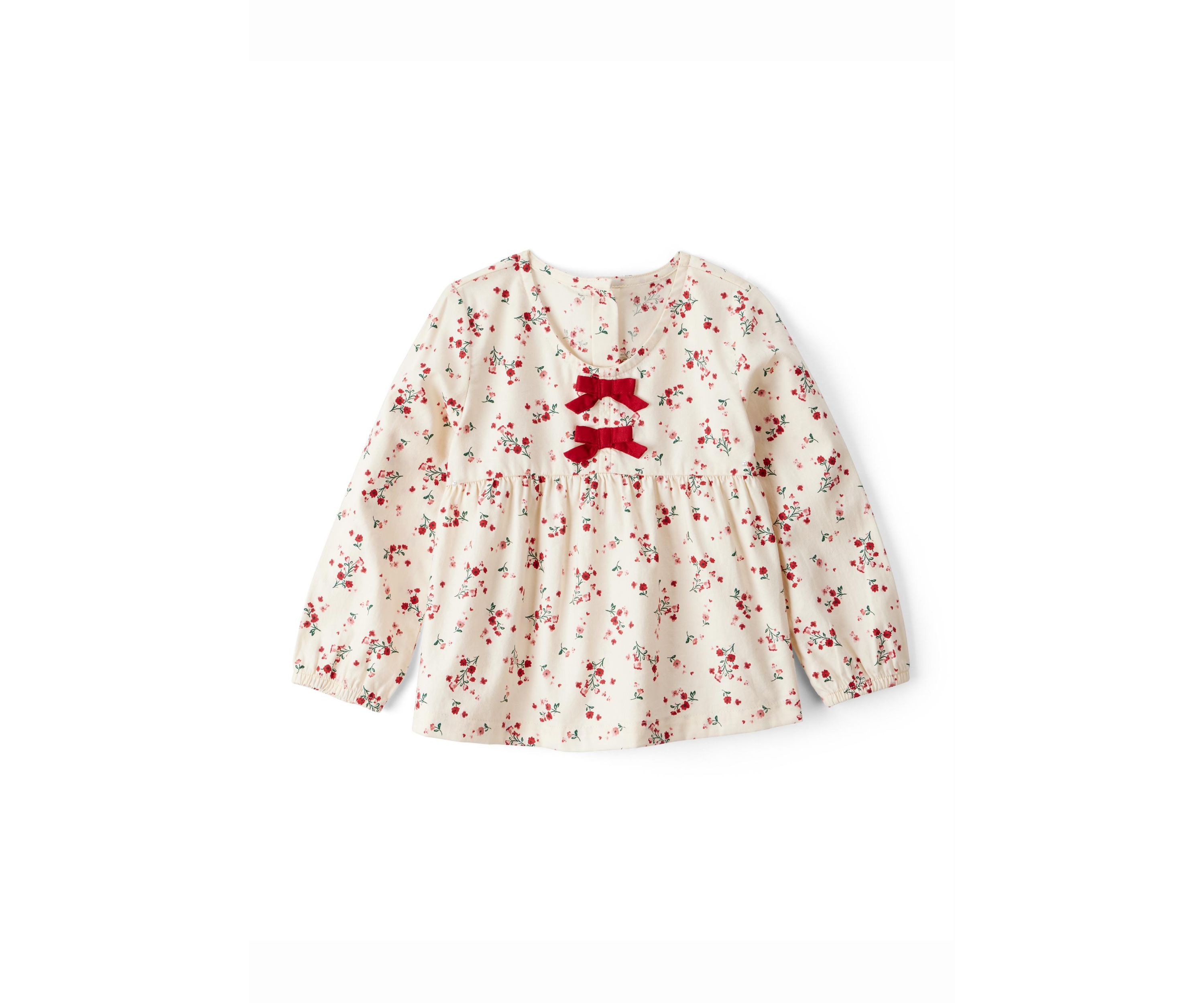 Toddler Girls Floral Printed Top