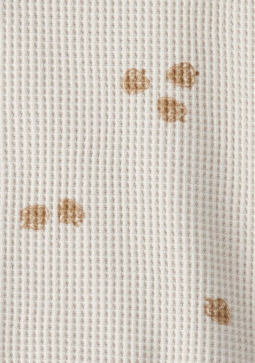 Toddler Boys Printed Button Up Set 