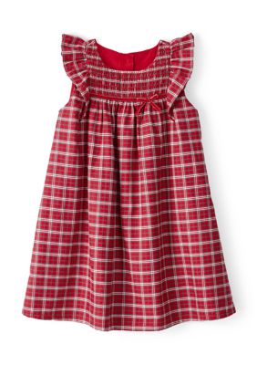 Carter's Toddler Girls Red Plaid Printed Dress