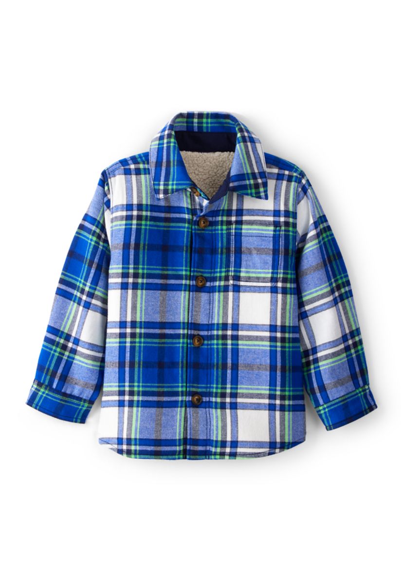Toddler Boys Flannel Shacket