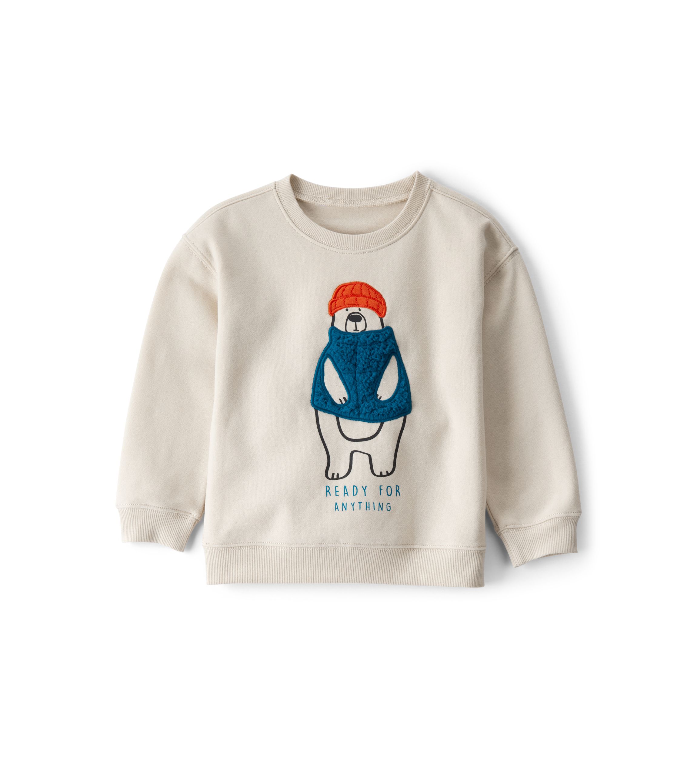 Baby Boy DayDream Fleece Bear Pullover Sweatshirt