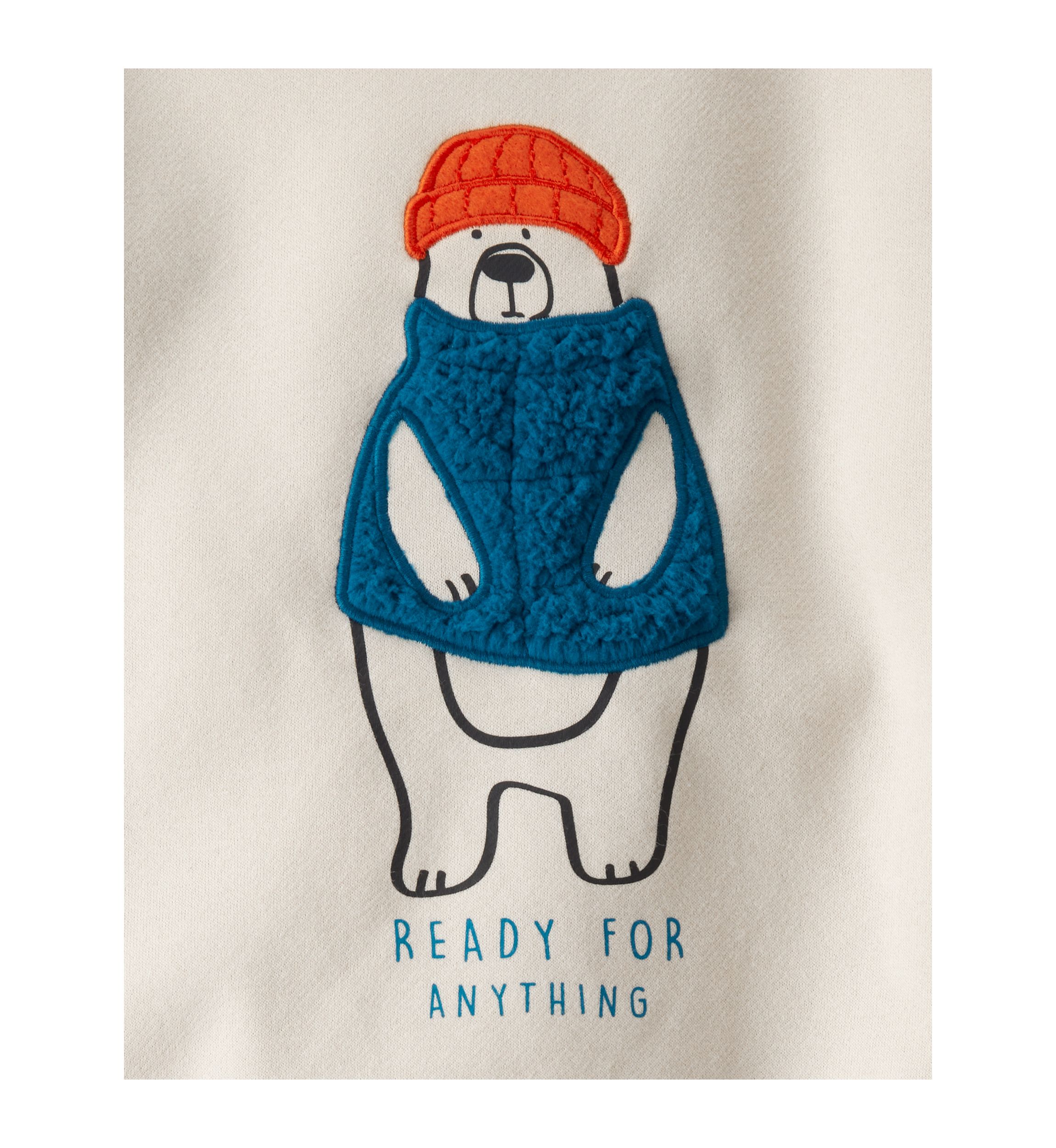 Baby Boy DayDream Fleece Bear Pullover Sweatshirt