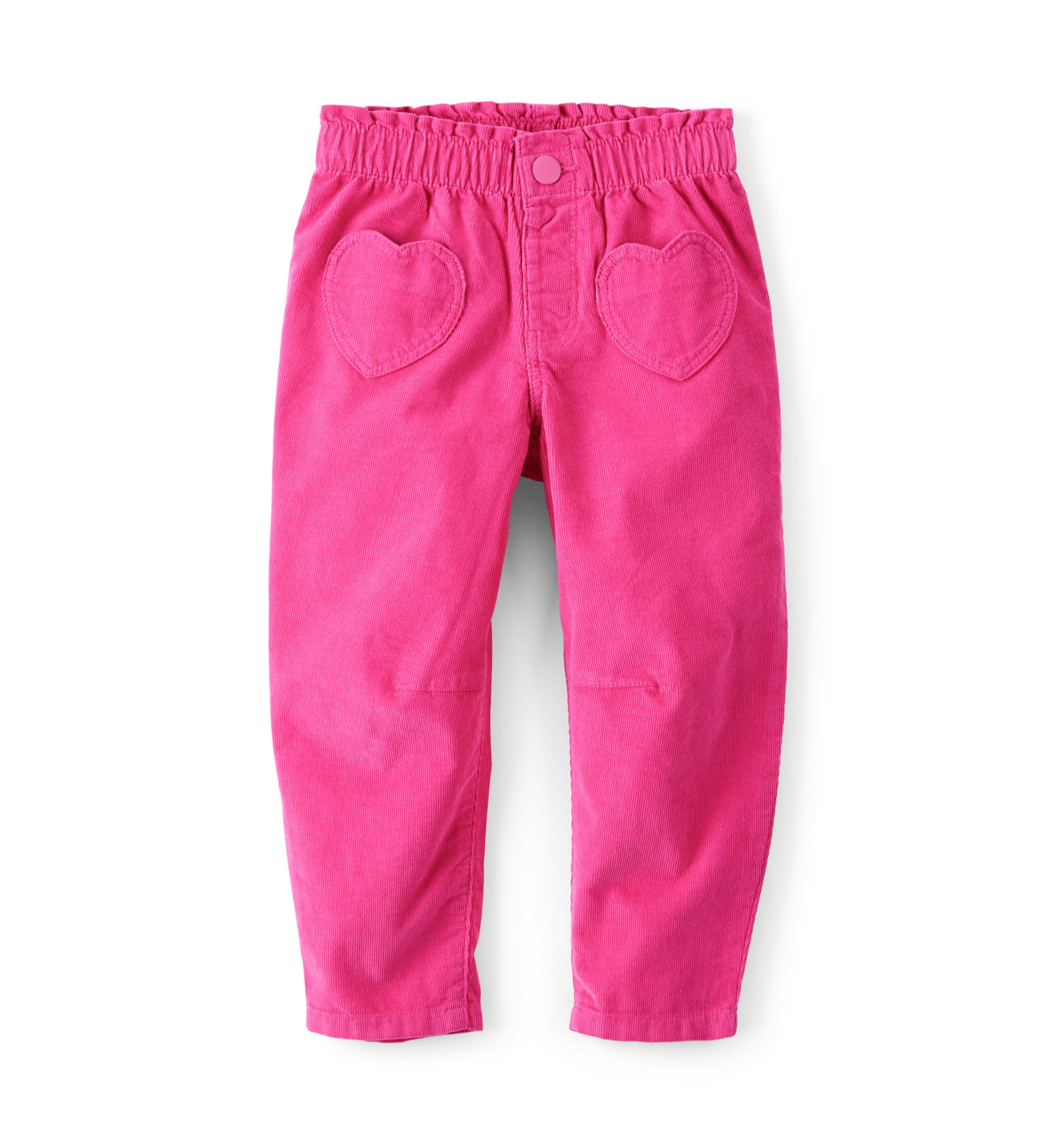 Toddler Girls Heart Pocket Barrel Pants