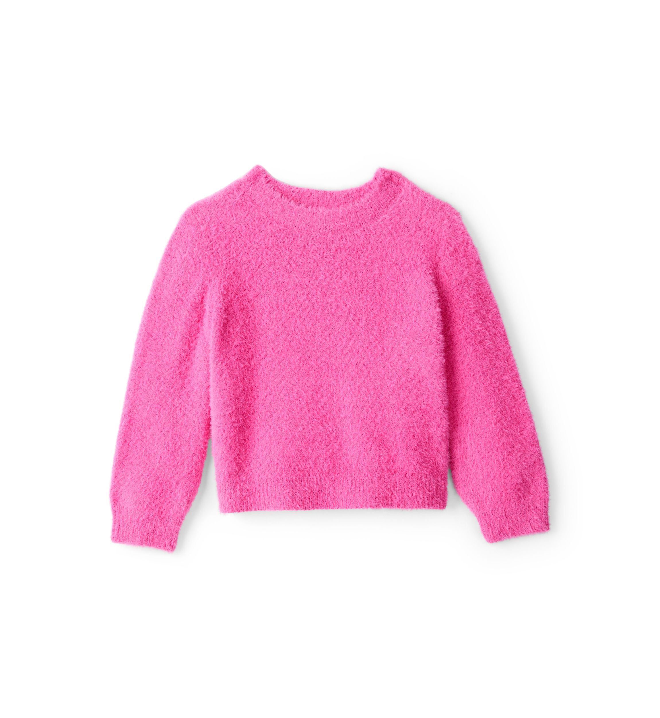 Toddler Girls Fluffy Pink Sweater 