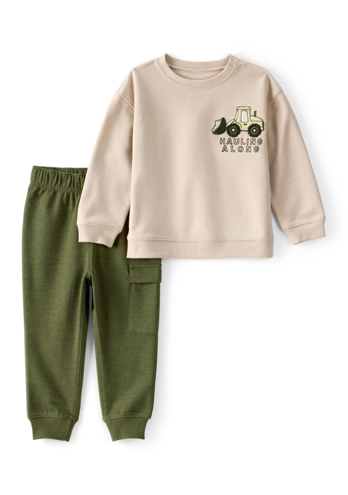 Toddler Boys 2-Piece Pullover and Pant Set 