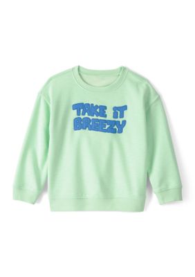 Carter's Toddler Boys Pullover Hoodie, Green, 4T