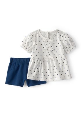 Carter's Toddler Girls Shirt and Shorts Set, 4T