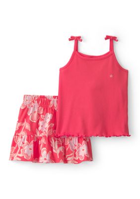 Carter's Toddler Girls 2 Piece Skirt Set, 4T