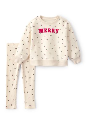 Carter's Toddler Girls Long-Sleeve Top and Leggings Set, 2T