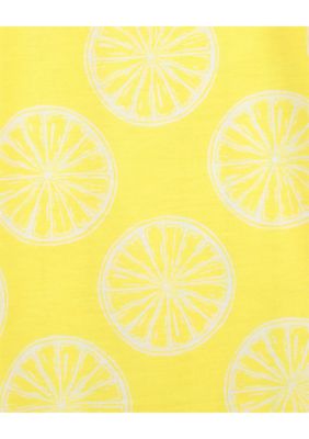 Toddler Girls Lemon Printed Nightgowns