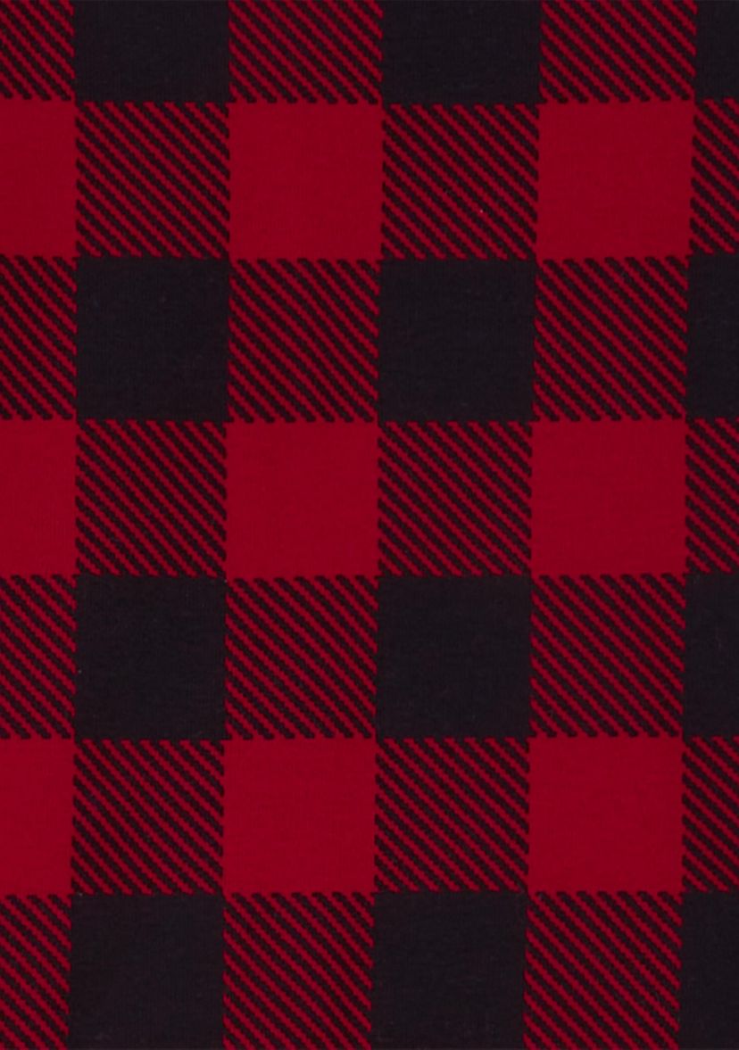 Boys 4-10 Buffalo Plaid Printed Pajama Set