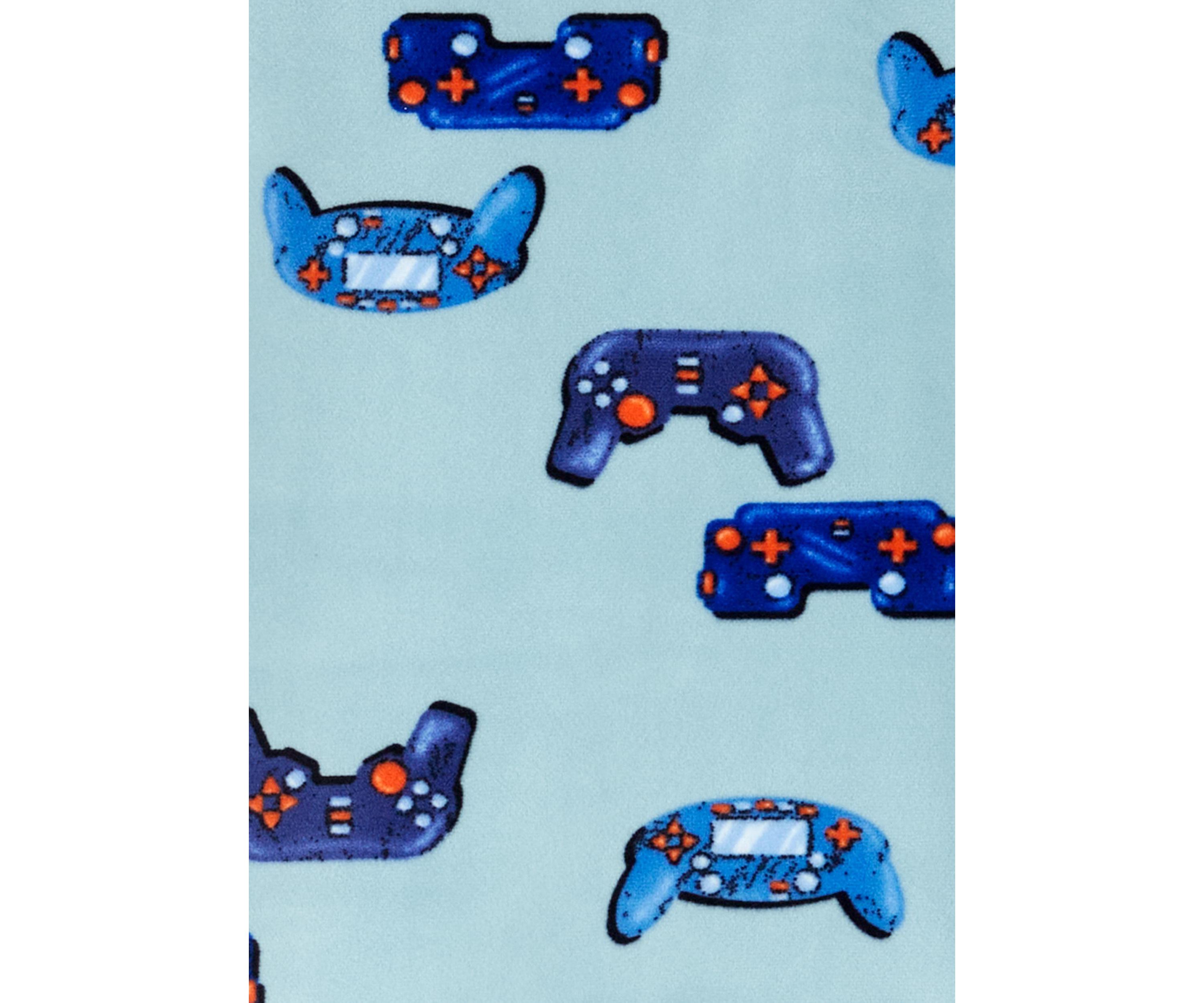 Boys 6-12 Game Controller Printed Pajama Set