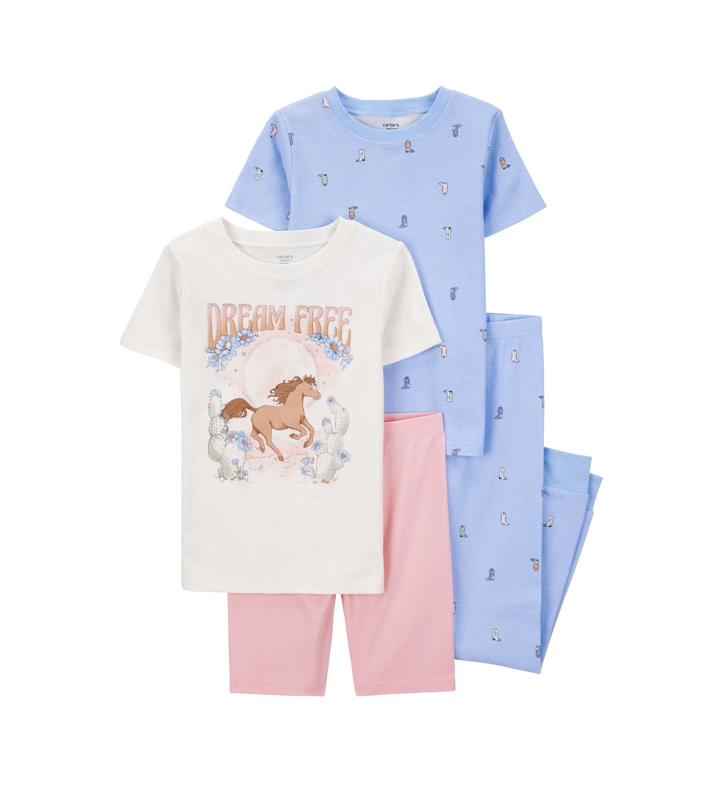 Toddler Girls Horse Pajama Set 