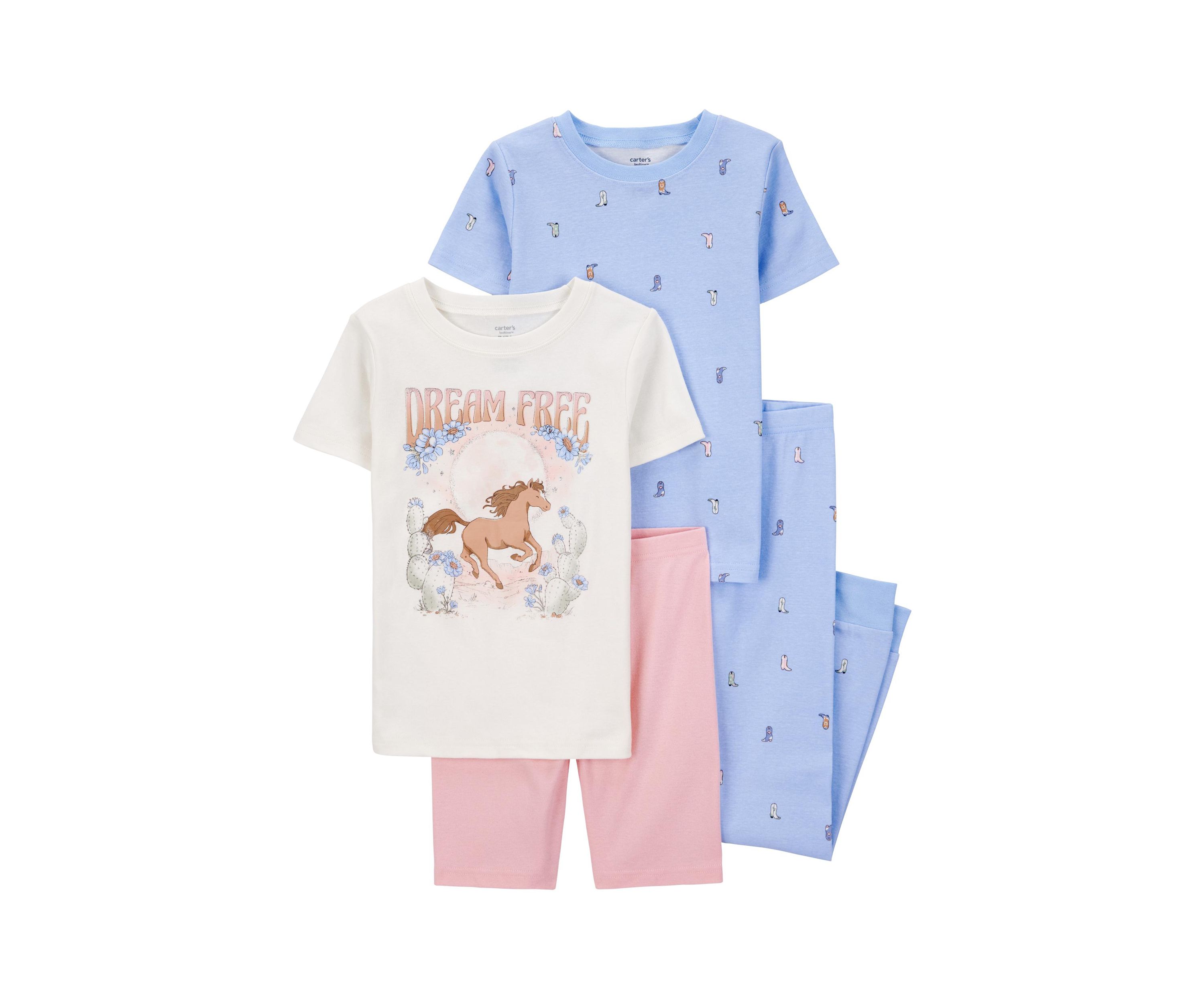 Toddler Girls Horse Pajama Set 
