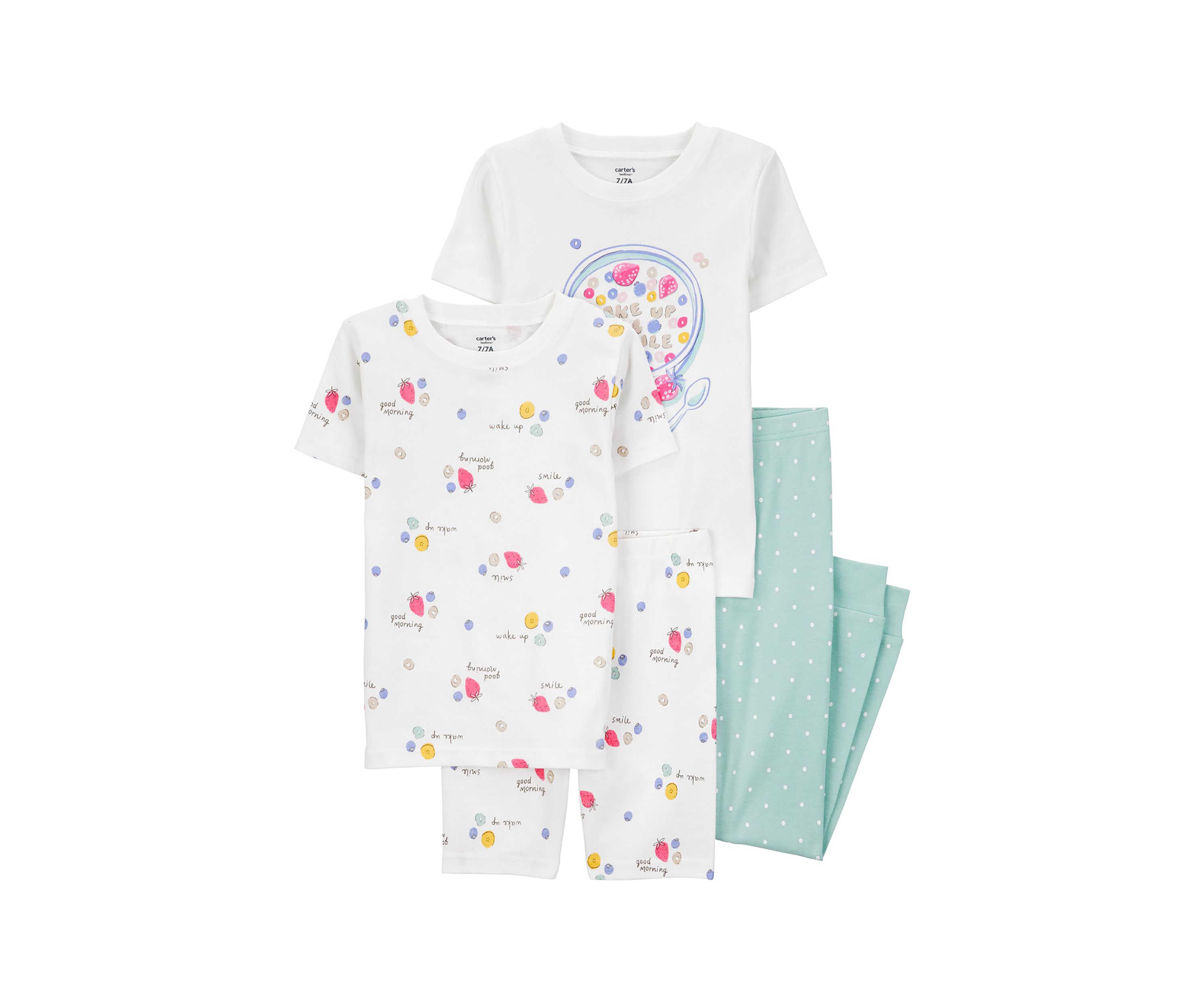 Girls 4-6x Printed Pajama Set