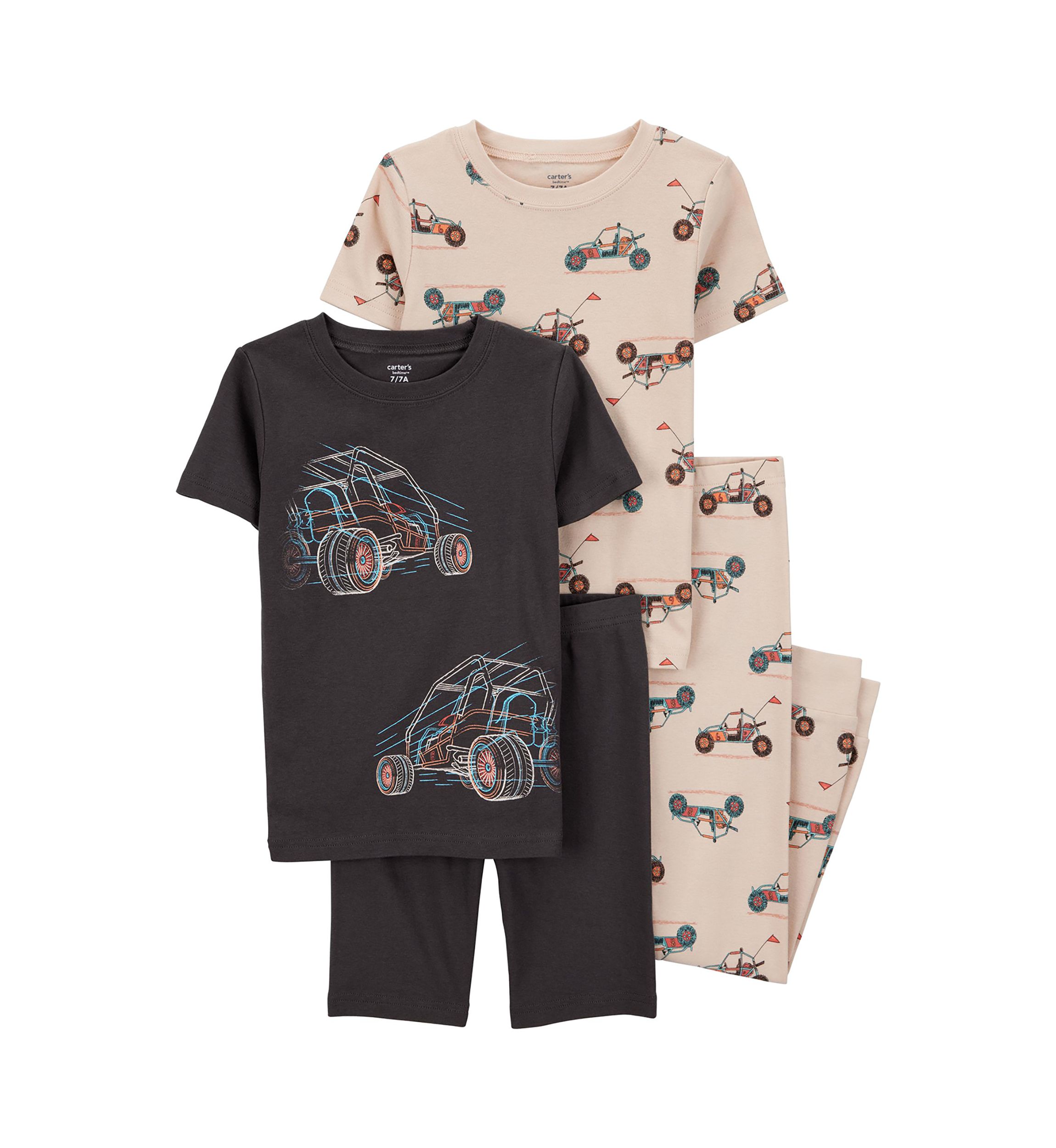 Boys 4-7 Car Pajama Set 