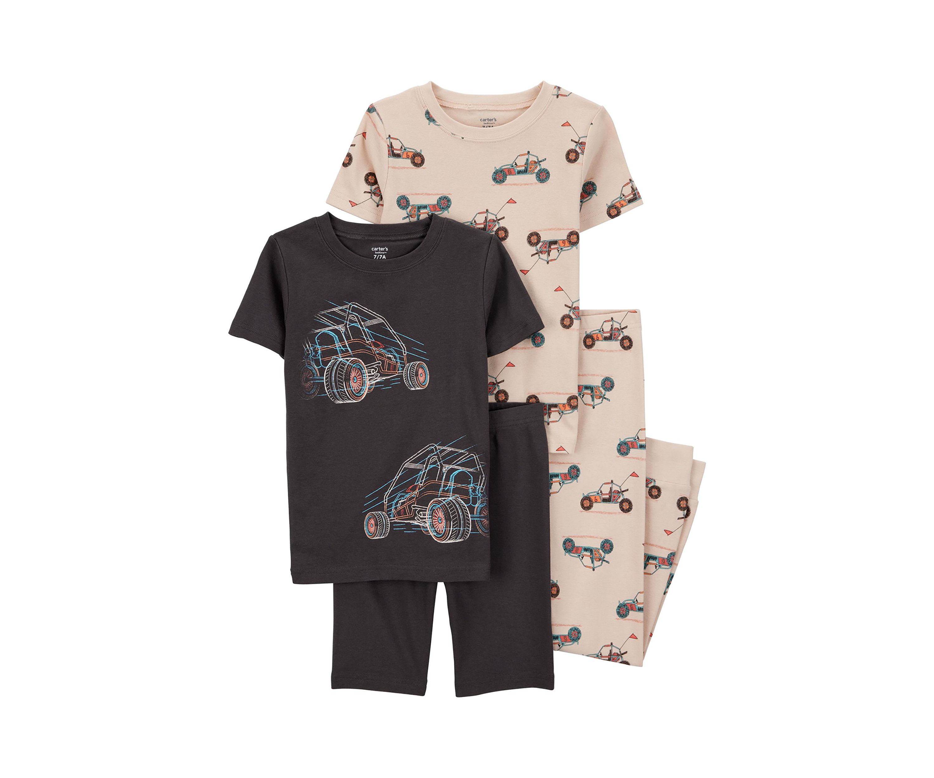Boys 4-7 Car Pajama Set 