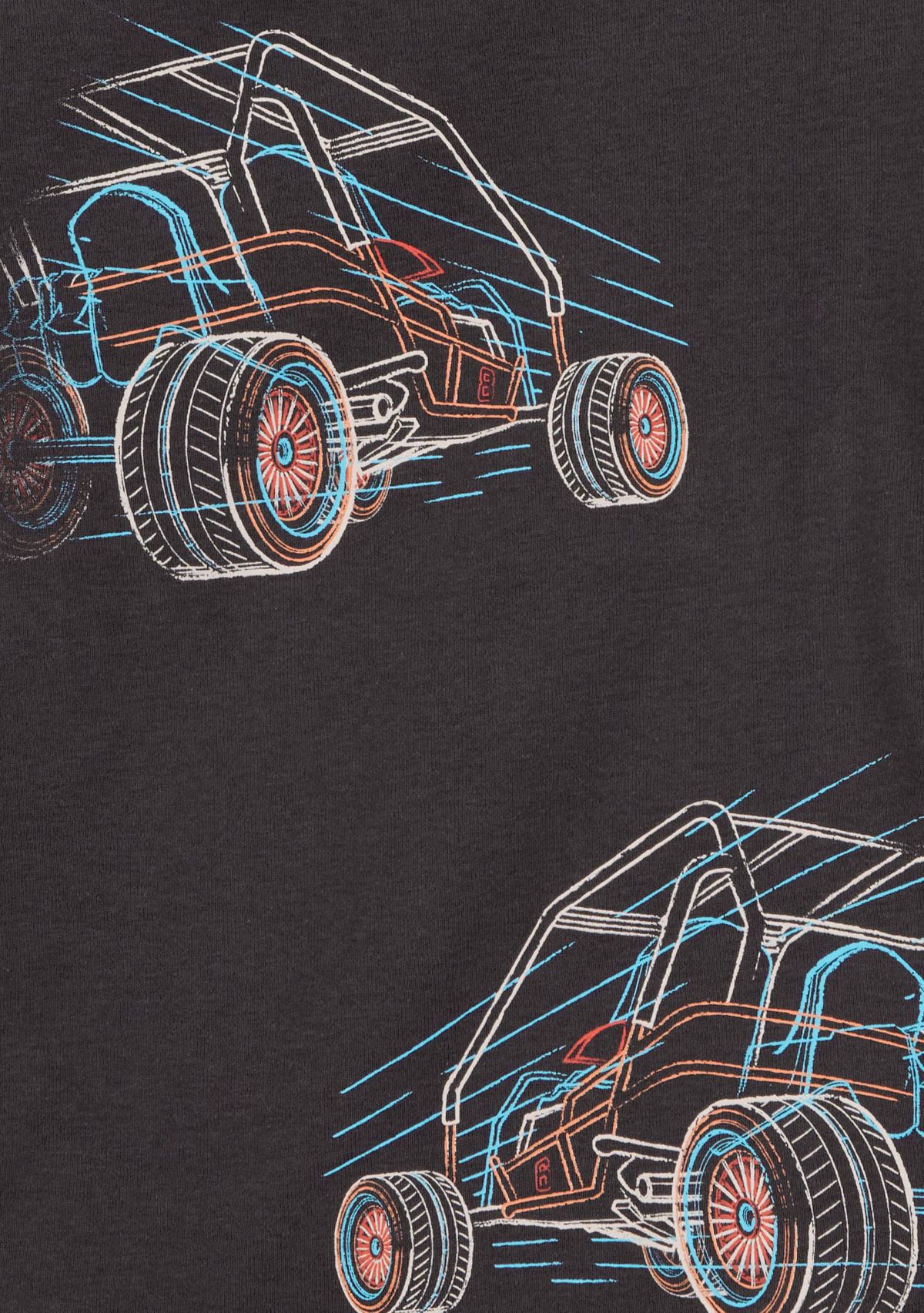 Boys 4-7 Car Pajama Set 