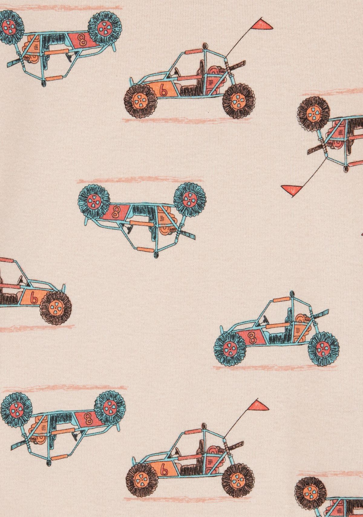 Boys 4-7 Car Pajama Set 