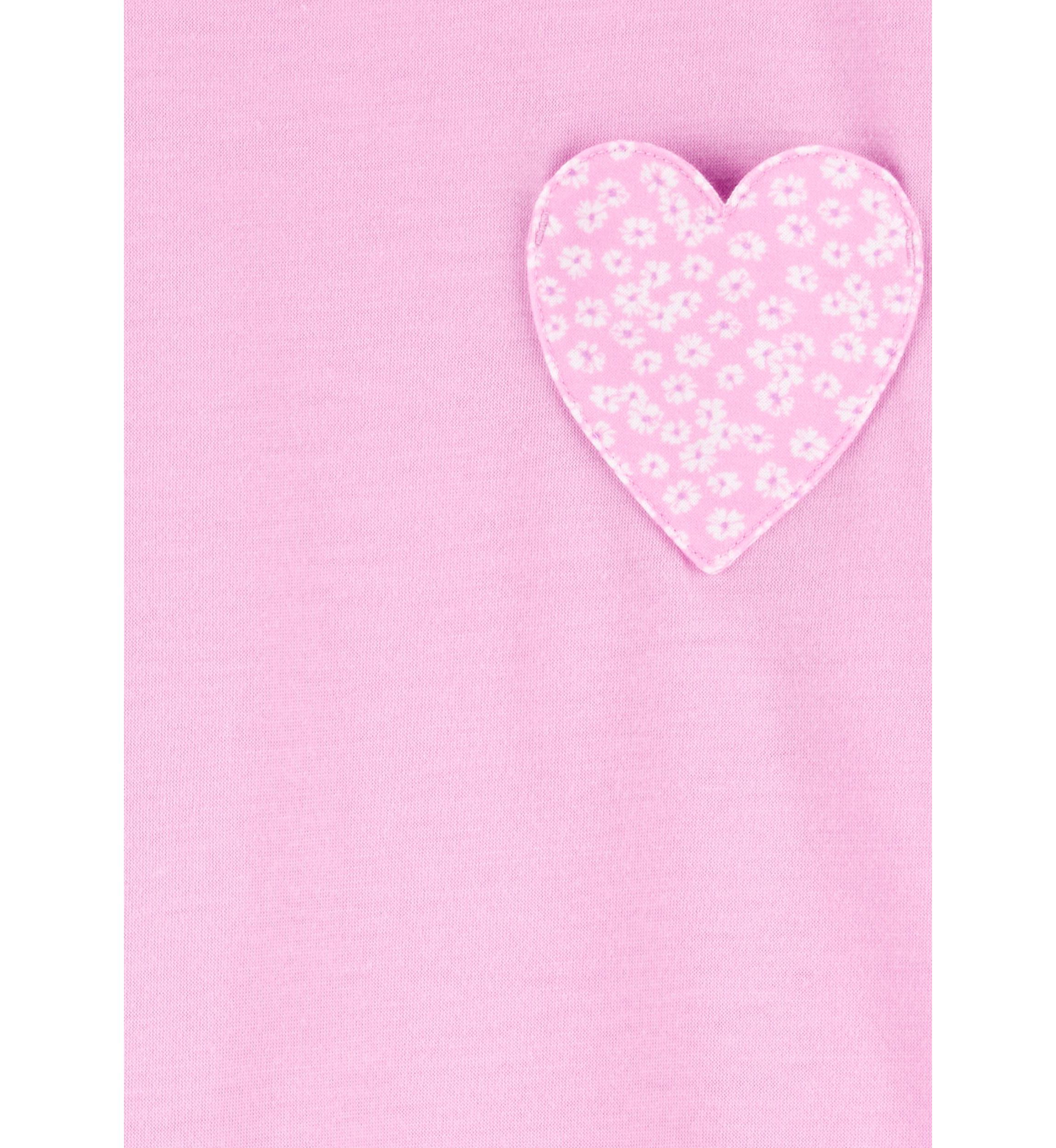 Girls 4-6x Heart Pajama Set