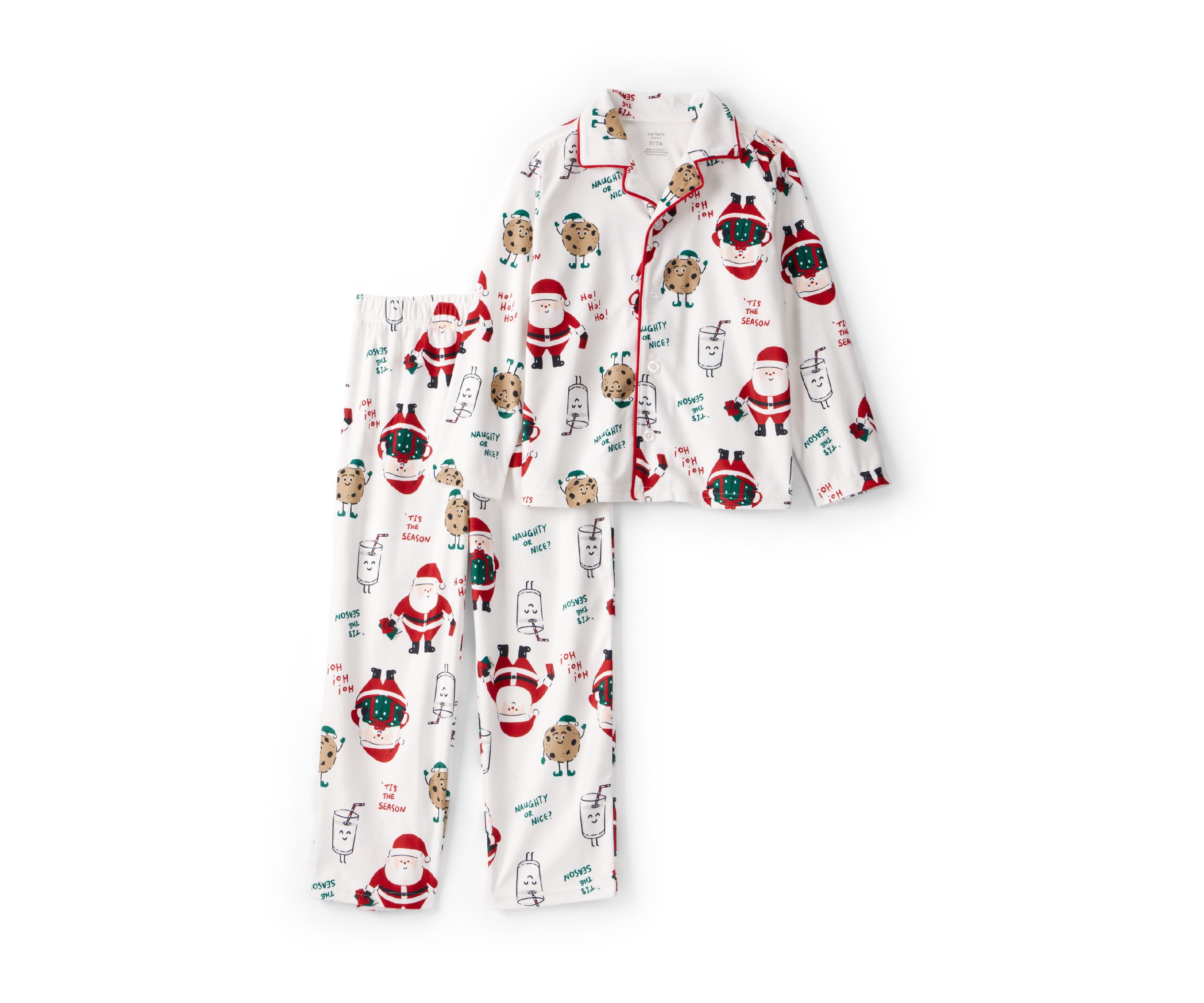 Boys 4-7 Santa Coat Set 