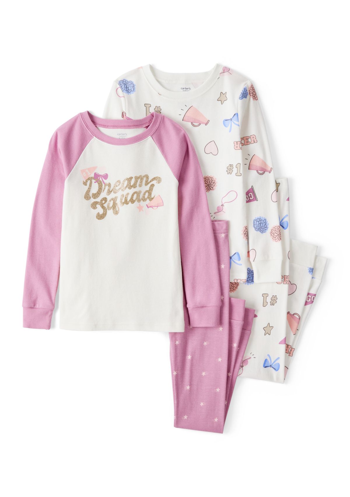 Girls 4-6x 4 Piece Pajama Set