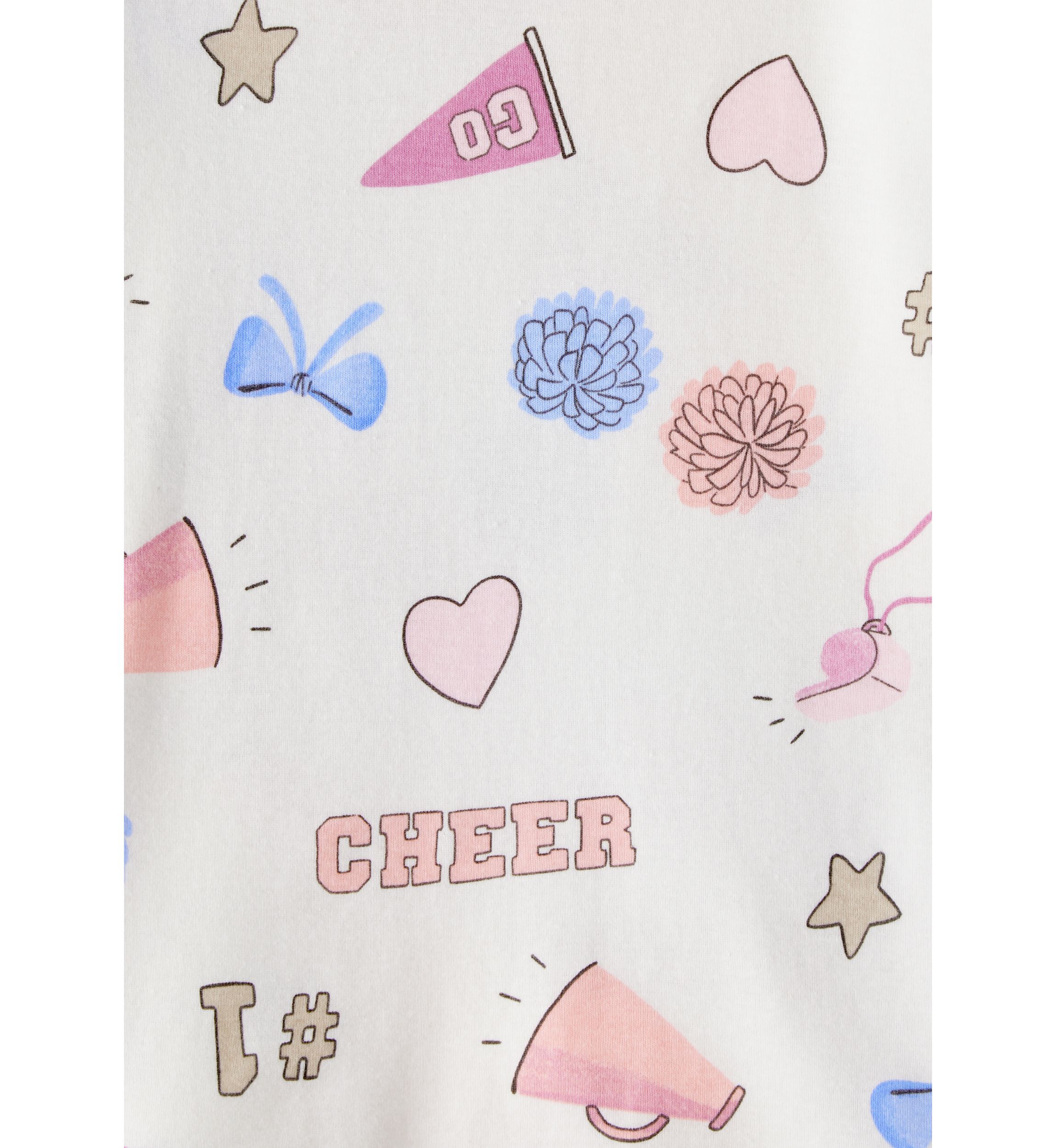 Girls 4-6x 4 Piece Pajama Set