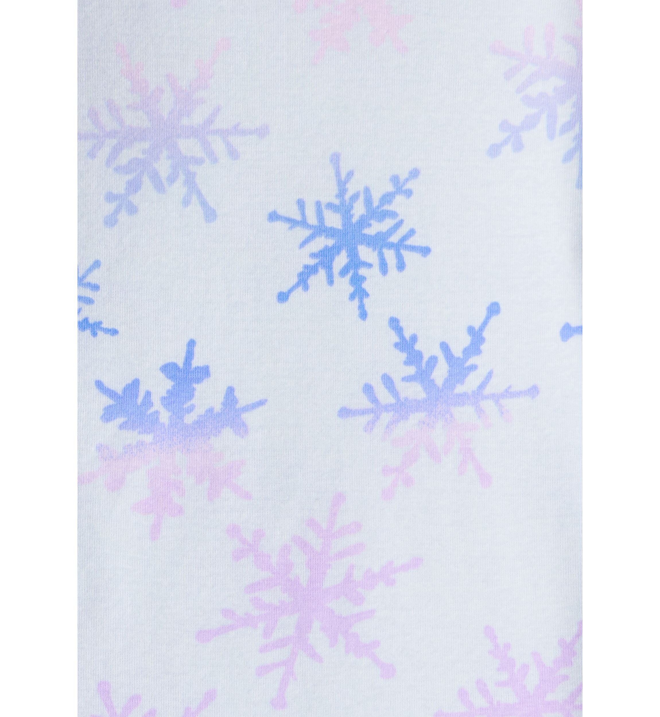 Girls 7-16 Snowflake Printed 4 Piece Pajama Set