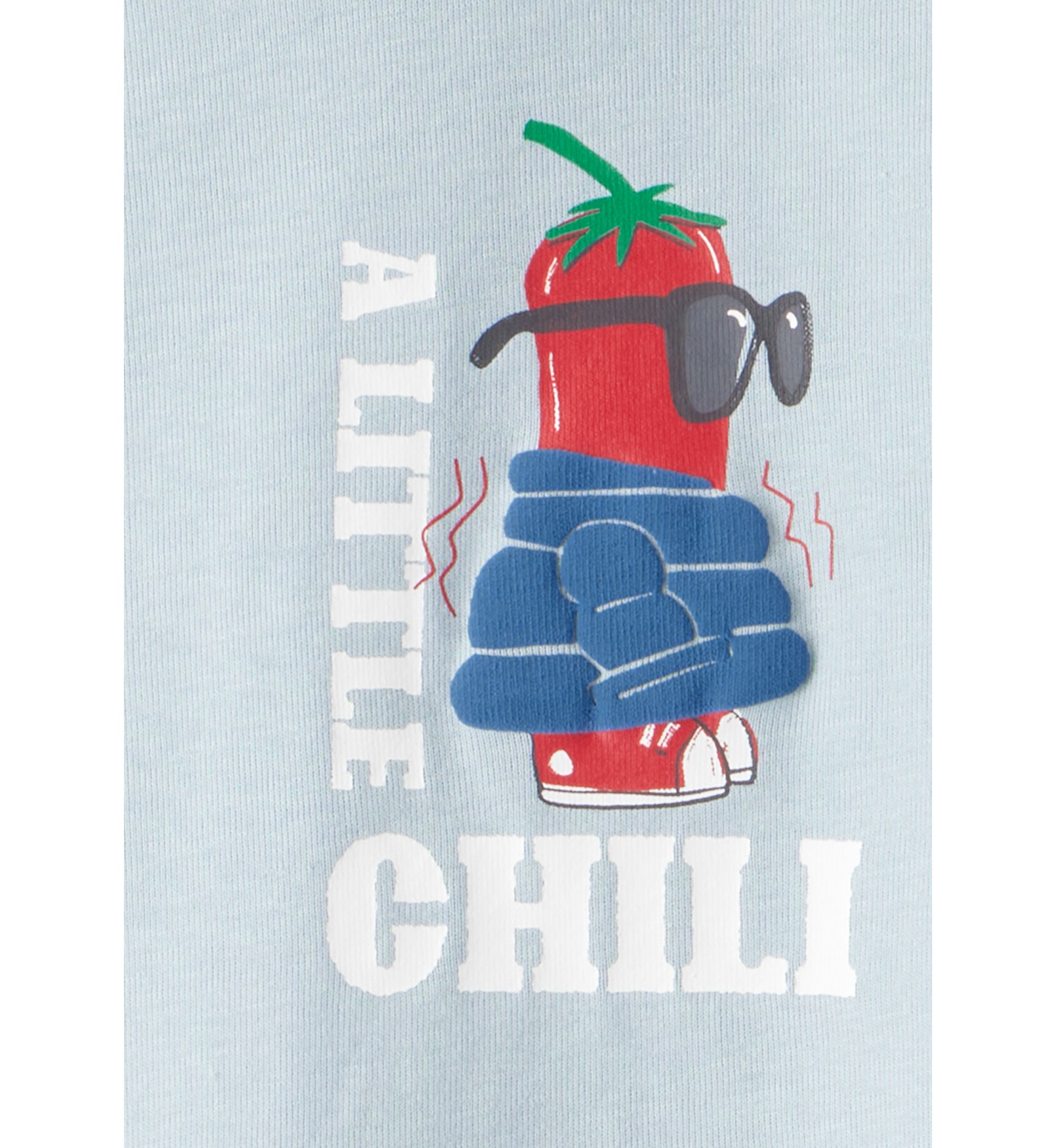 Boys 8-20 Chili Four Piece Printed Pajama Set