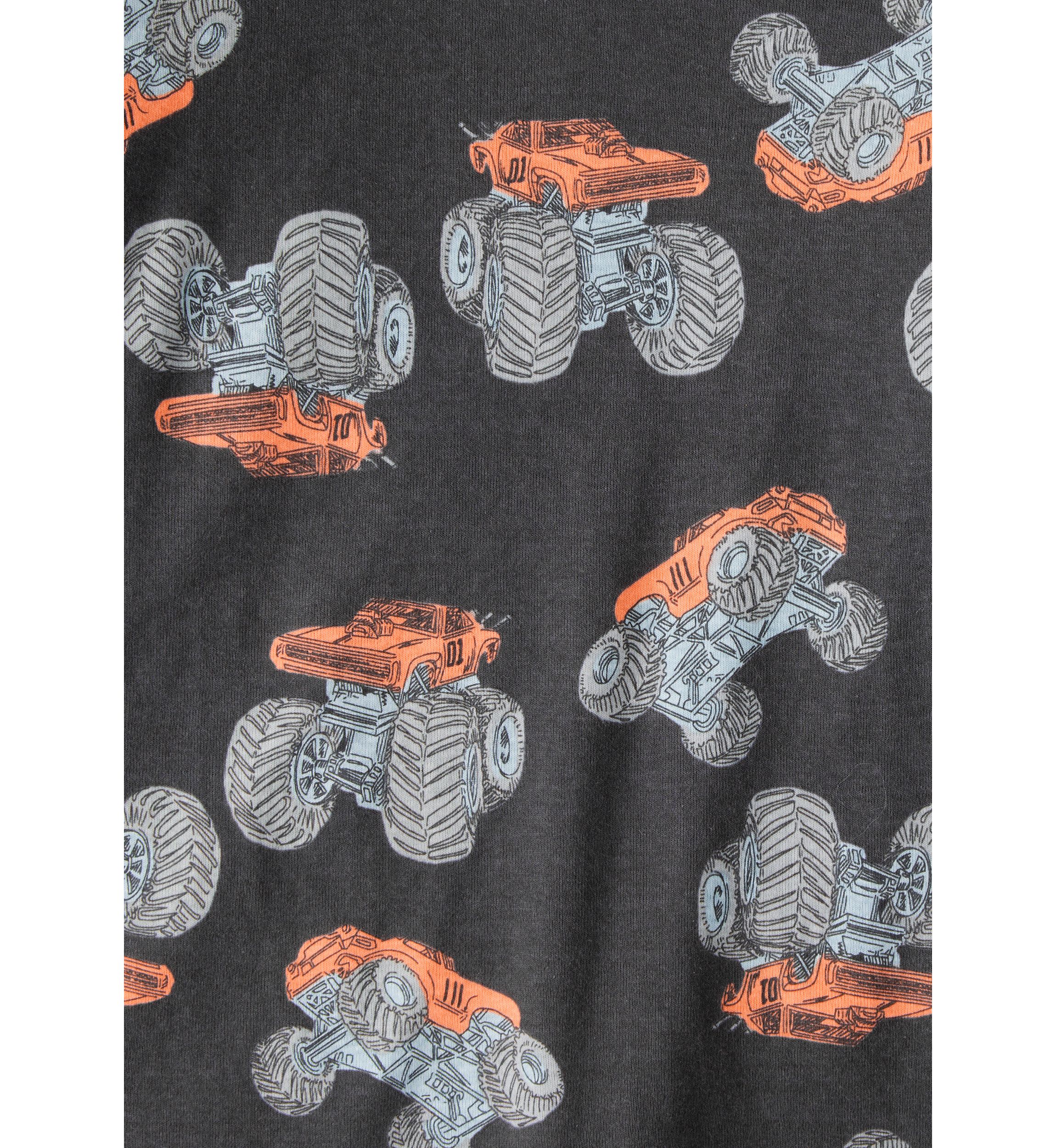 Boys 4-7 4 Piece Truck Pajama Set