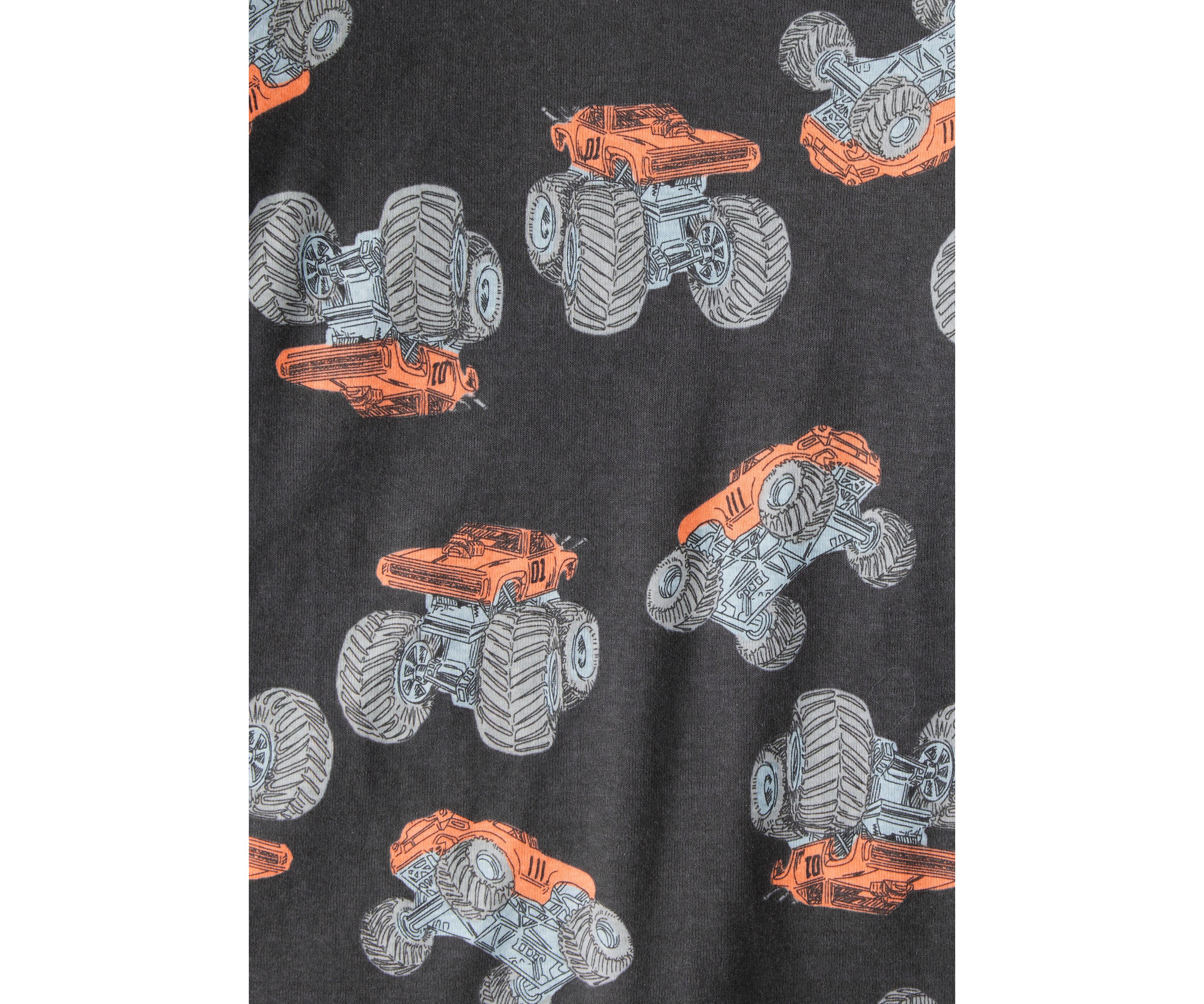 Boys 4-7 4 Piece Truck Pajama Set