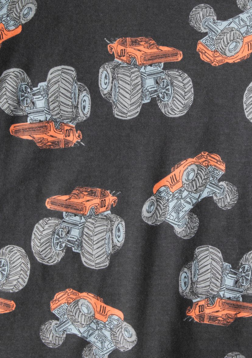 Boys 4-7 4 Piece Truck Pajama Set
