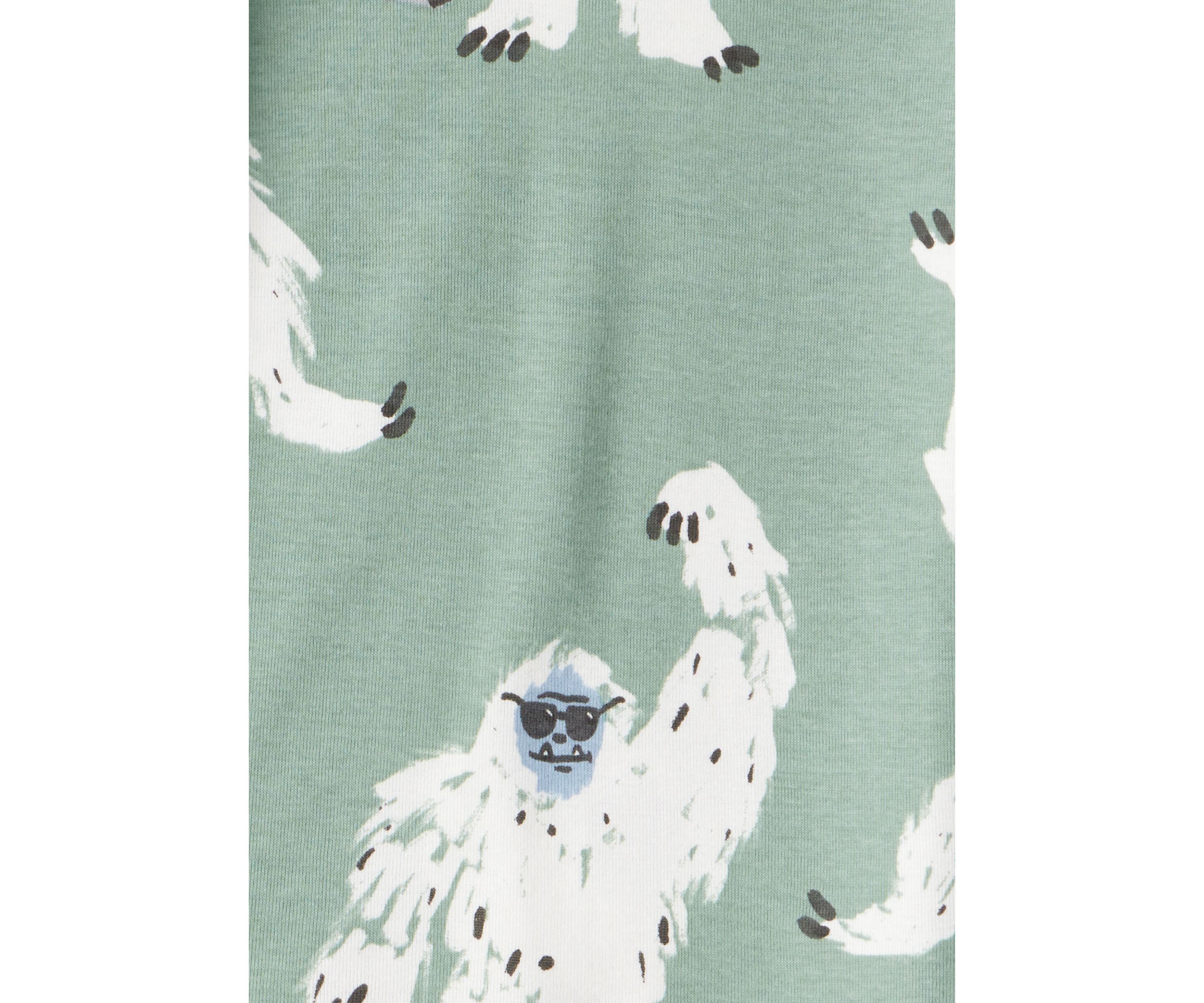 Boys 8-20 Yeti Printed Four Piece Pajama Set