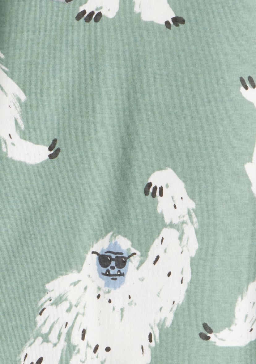 Boys 8-20 Yeti Printed Four Piece Pajama Set
