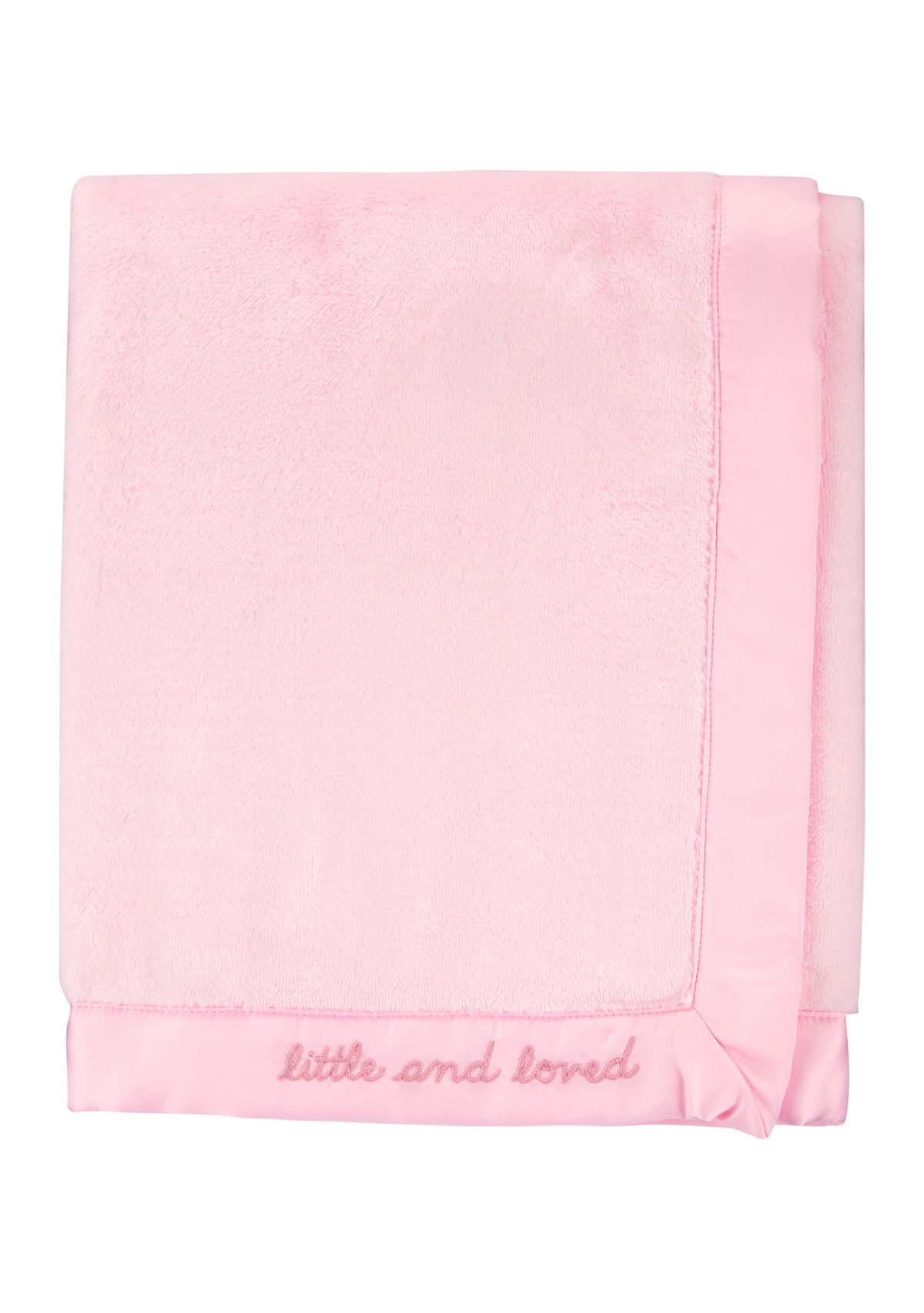 Baby Girls Little And Loved Fuzzy Gift Blanket