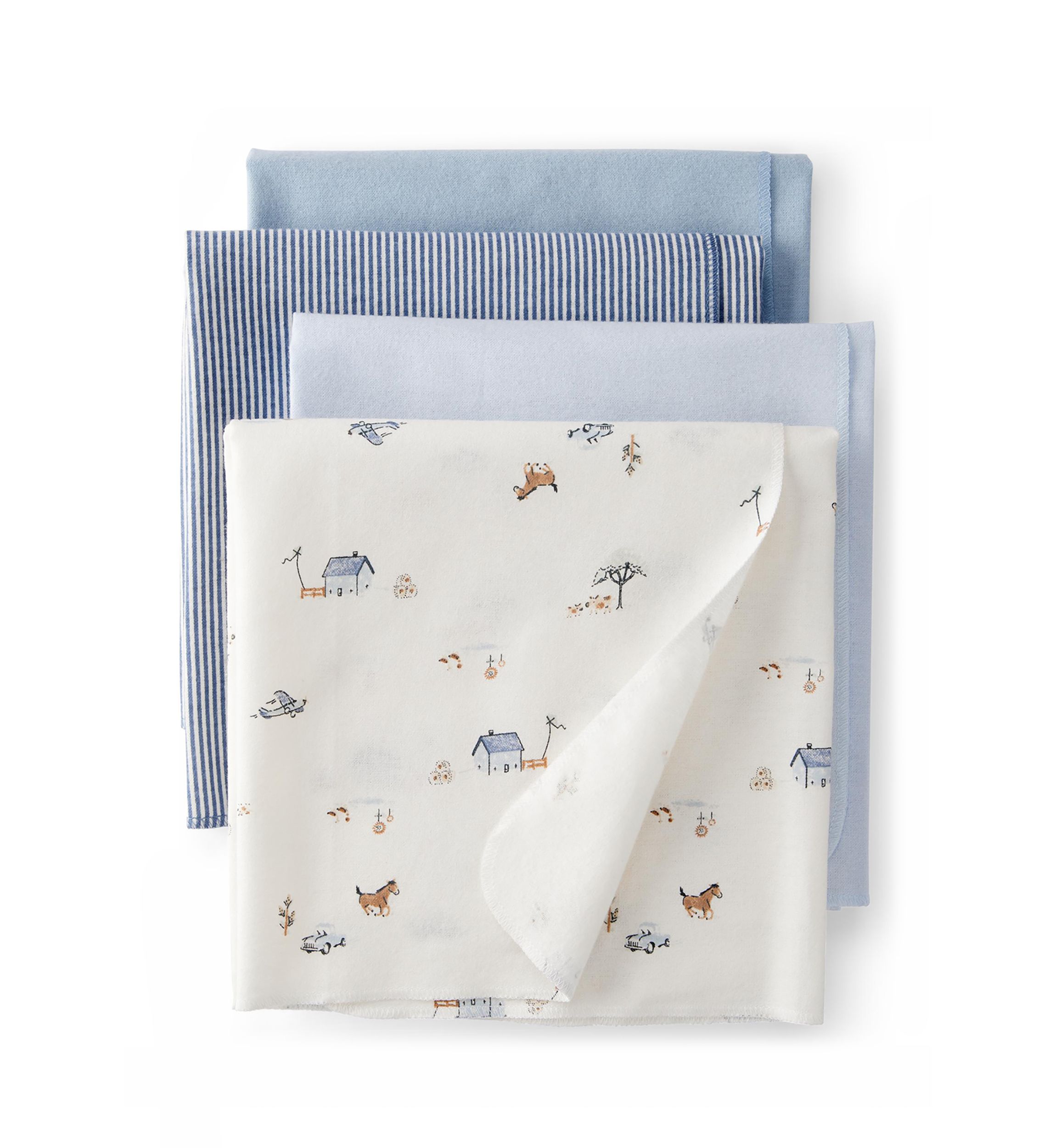 Baby Boys Blankets - 4 Pack
