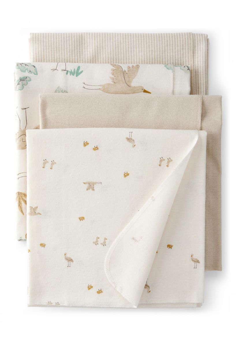 Baby Set of 4 Blankets 