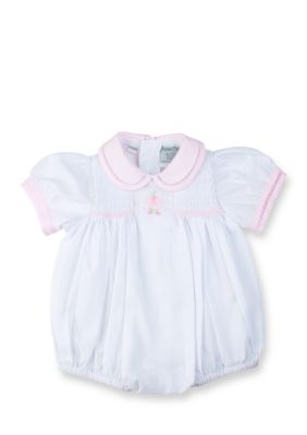 Bow Smocked Bubble Romper