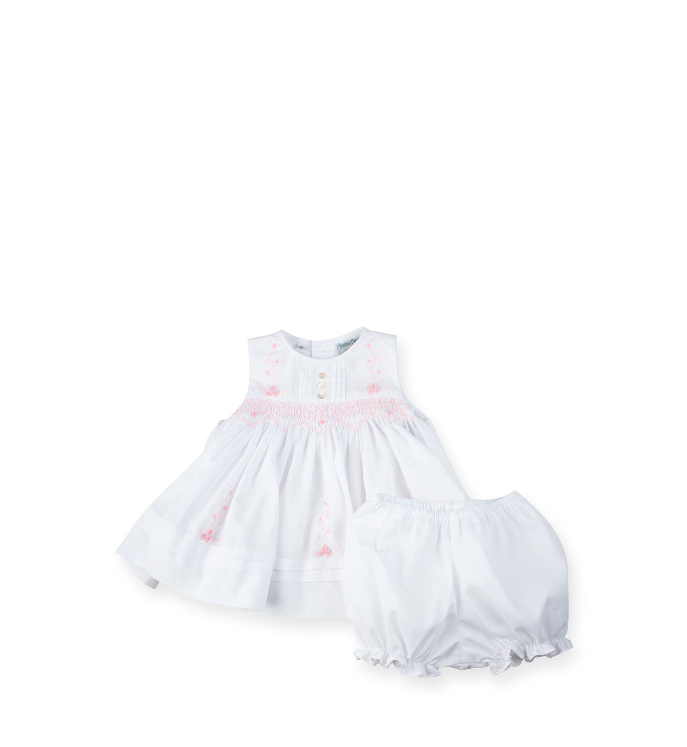 Hand Embroidered Dress and Bloomers