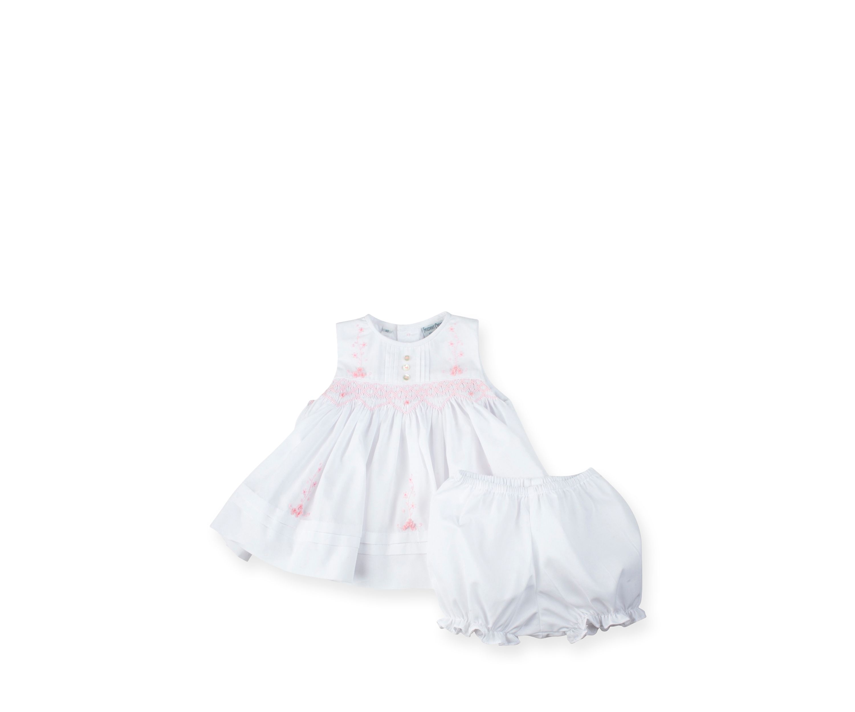 Hand Embroidered Dress and Bloomers
