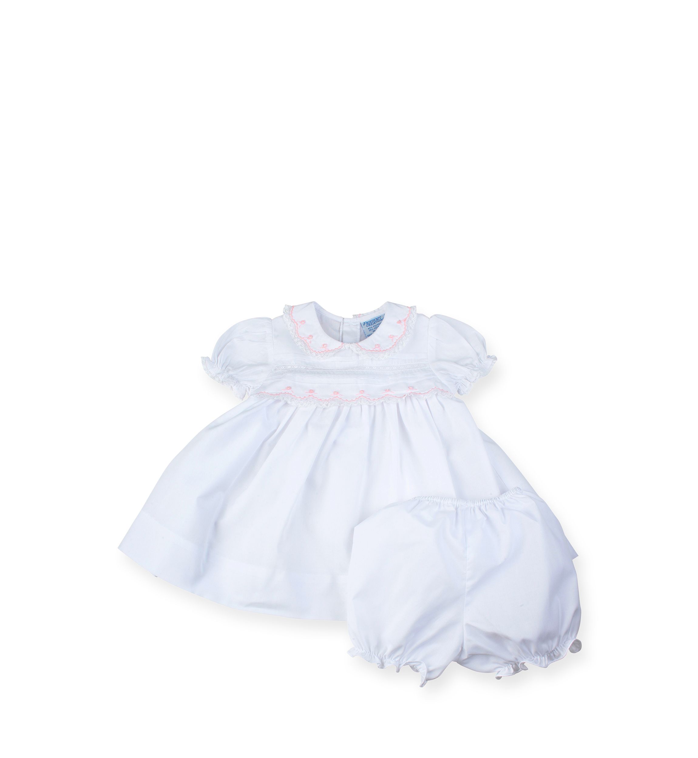 Lace Inlay Dress and Bloomers
