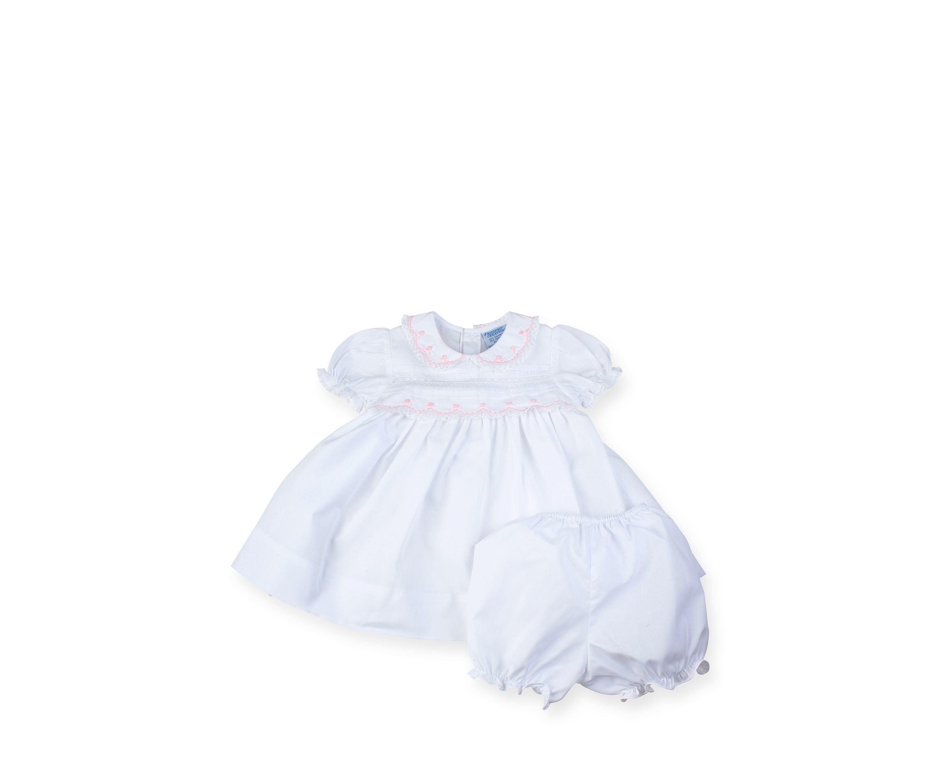 Lace Inlay Dress and Bloomers