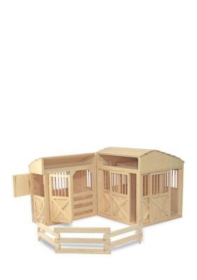 Melissa Doug Folding Horse Stable Set Belk