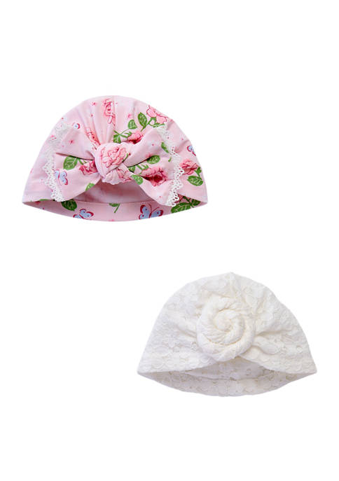 Baby Essentials Baby Girls Turban Hats