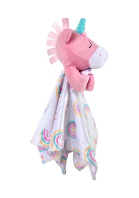 Baby Girls Unicorn Rainbow Lovey Security Blanket