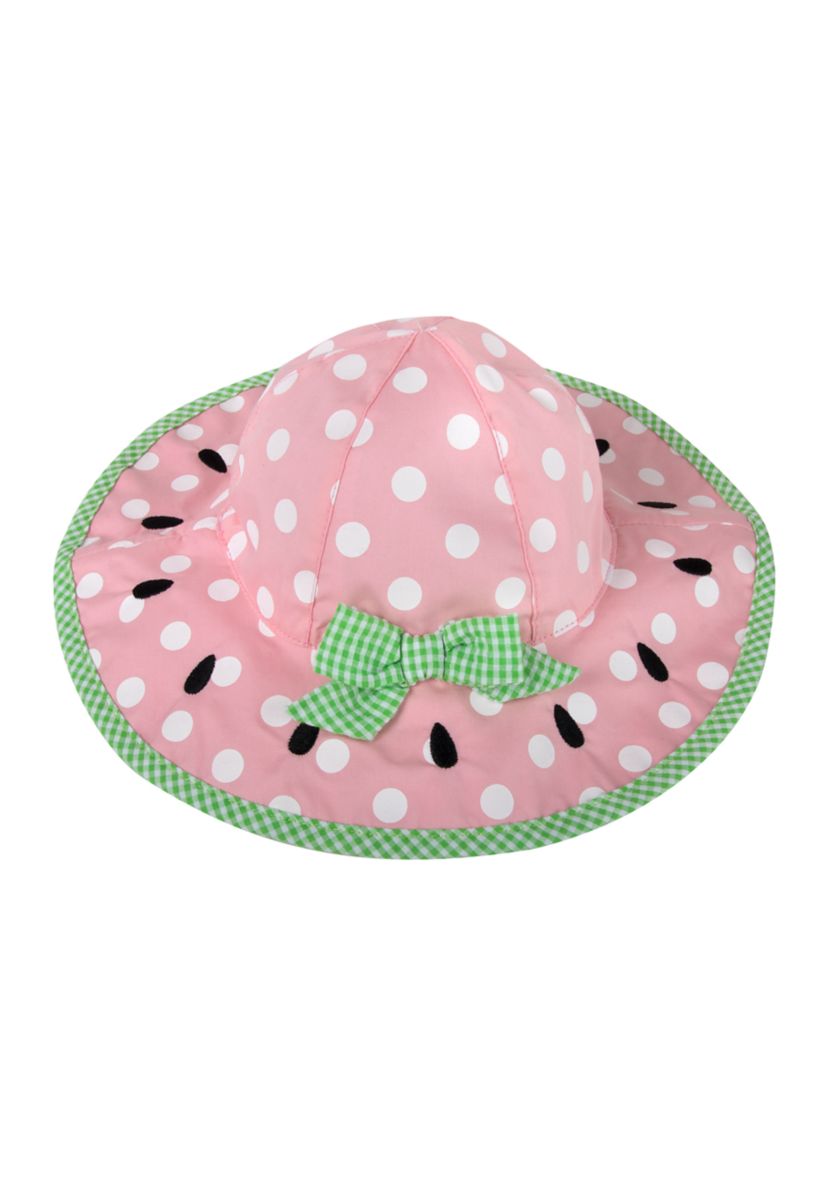 Watermelon Gingham Sun Hat