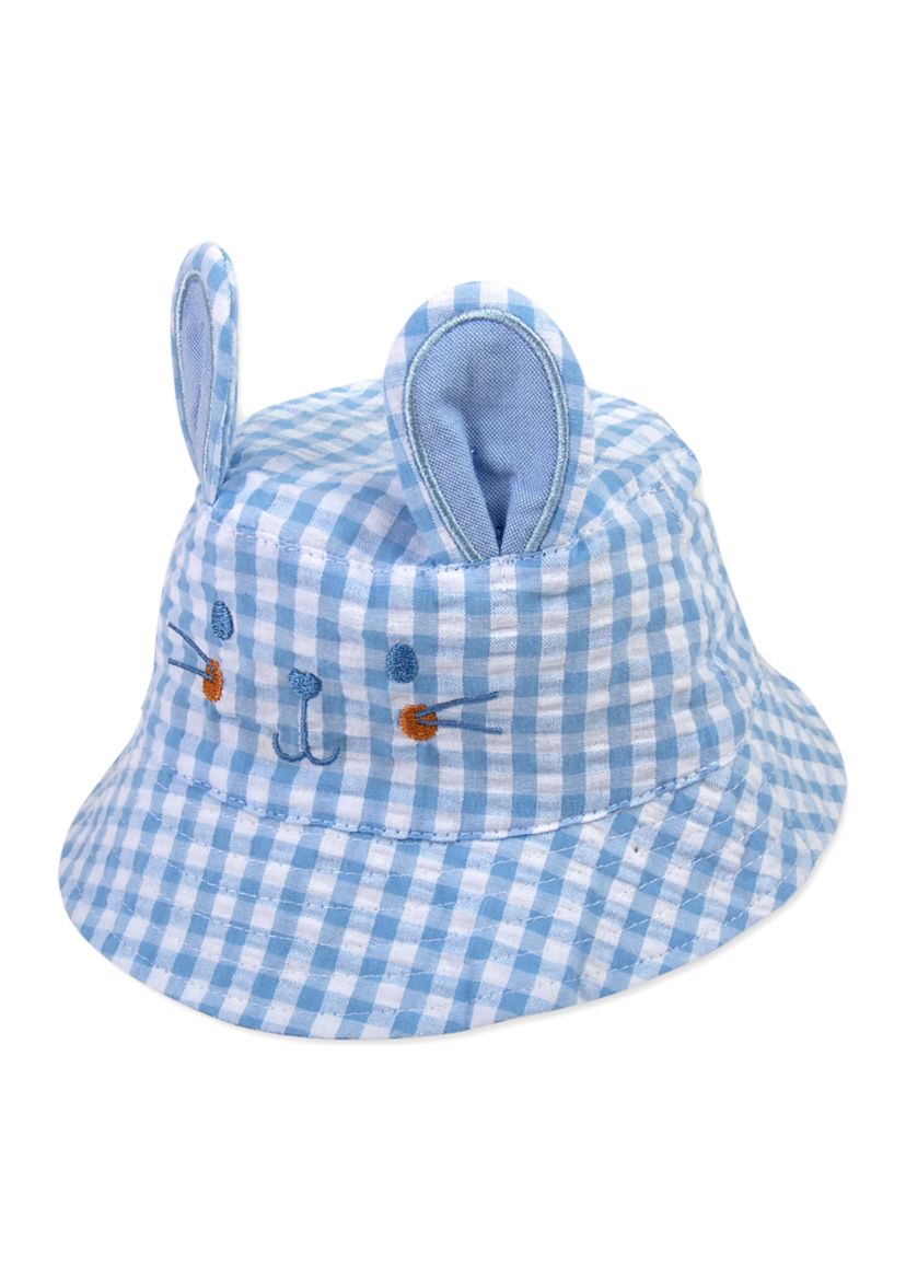 Plaid Bunny Hat and Socks Set 